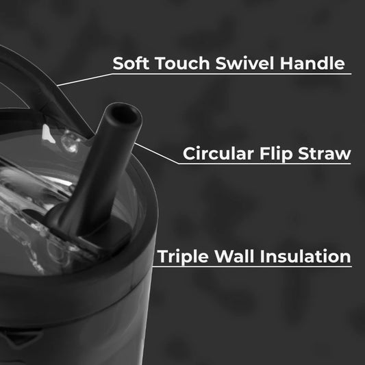 HydroJug Black Leopard Sport 32oz