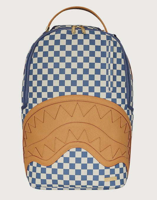 Sprayground Letter Checkers Backpack front view
