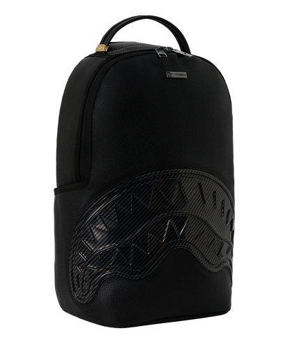 Sprayground Carbon Fibre Hardshell Indestructo Backpack – Black side