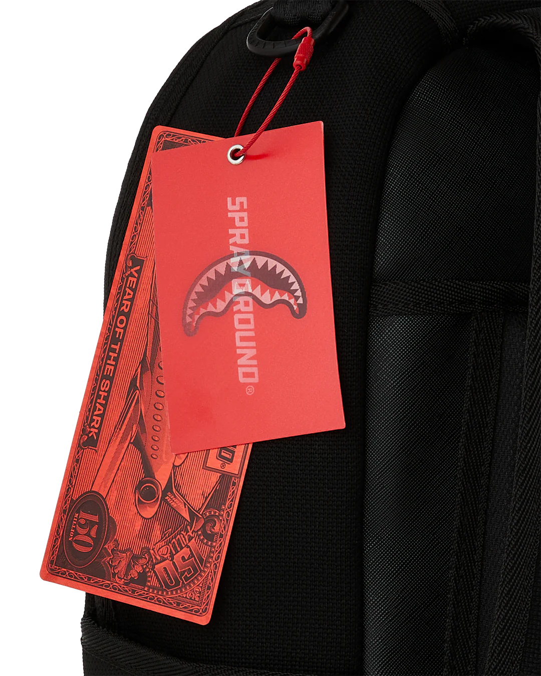 Sprayground Shark Central Aeroflex Backpack tags