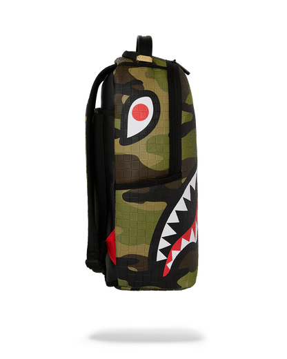 CAMO SPRAYGROUND BACKPACK SIDE
