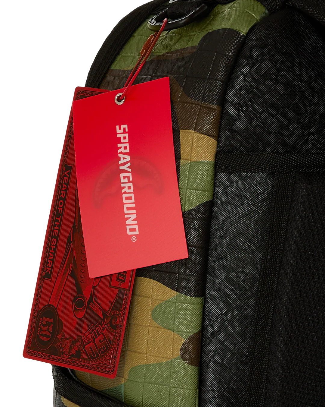 CAMO SPRAYGROUND TAGS