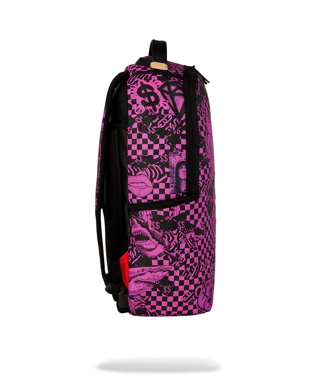 Sprayground Hot Pursuit Backpack side view