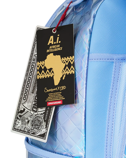 Sprayground A.I. African Intelligence The Ocean Within Backpack tag