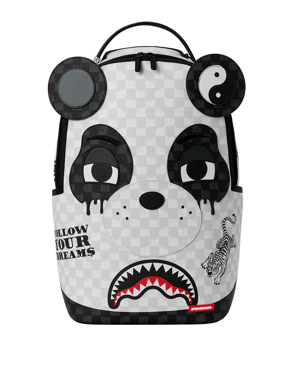 Sprayground Panda Party Shark Backpack front