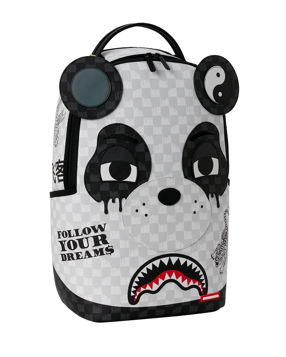 Sprayground Panda Party Shark Backpack side