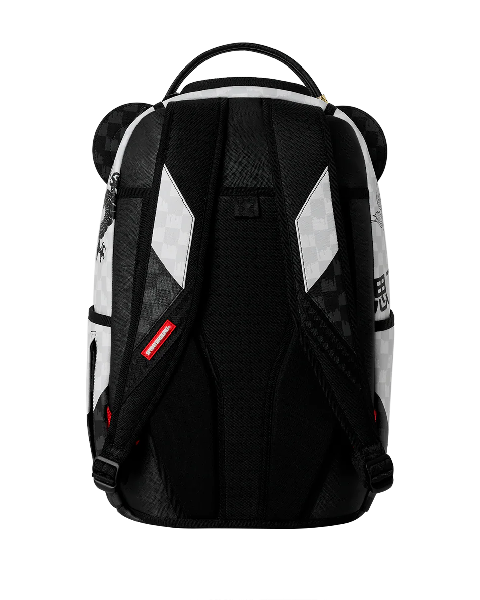 Sprayground Panda Party Shark Backpack back