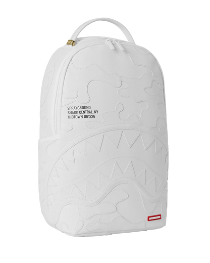 Sprayground Shark Central Camo Cut & Sew Backpack side