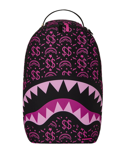 Sprayground Money Maker Shark Paper Backpack front