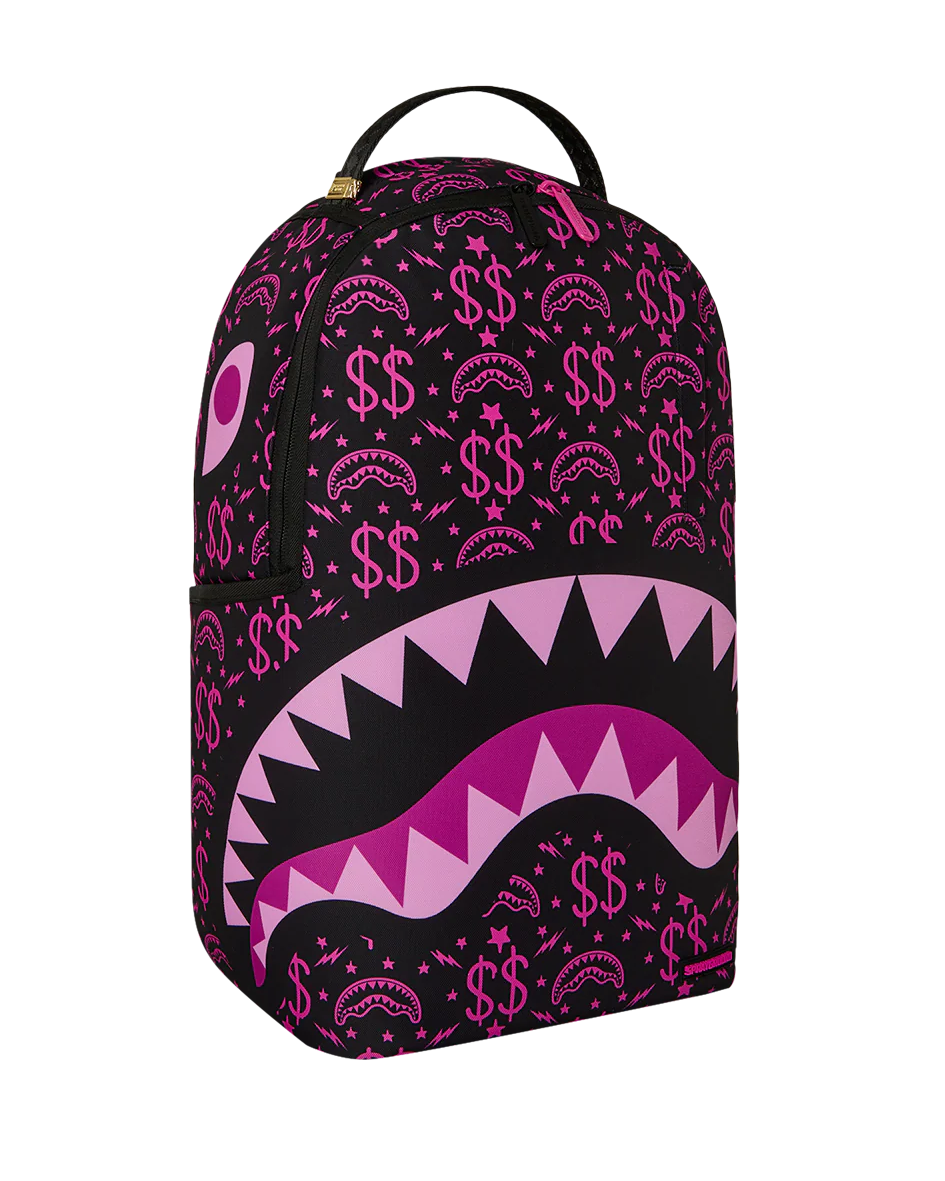Sprayground Money Maker Shark Paper Backpack side