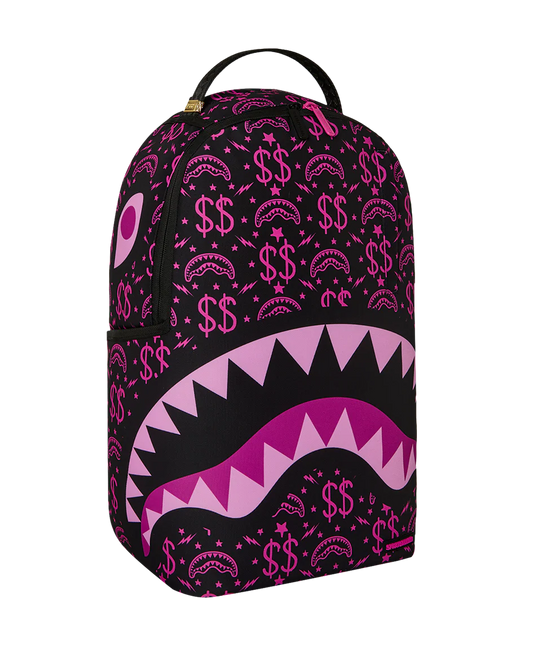 Sprayground Money Maker Shark Paper Backpack side