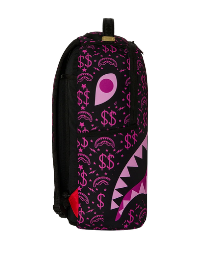 Sprayground Money Maker Shark Paper Backpack side
