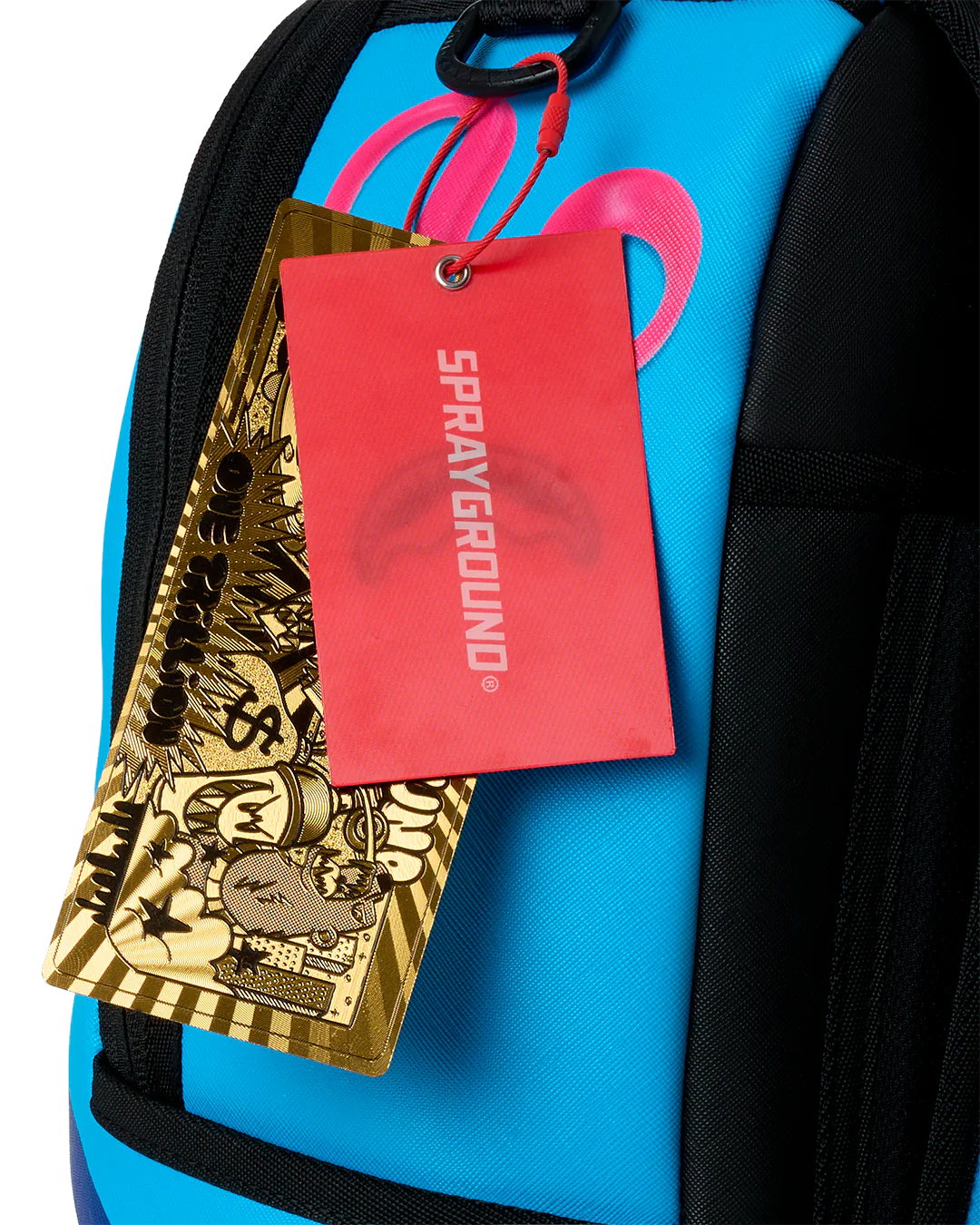 Sprayground Shark Central Zen Backpack tags