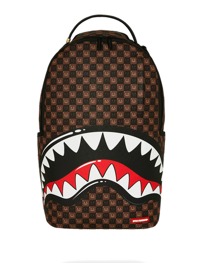 Sprayground Sharks in Paris Grin & Grind Backpack FRONT