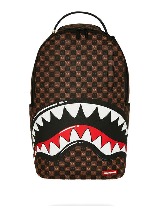 Sprayground Sharks in Paris Grin & Grind Backpack FRONT