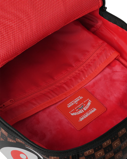 Sprayground Sharks in Paris Grin & Grind Backpack INSIDE