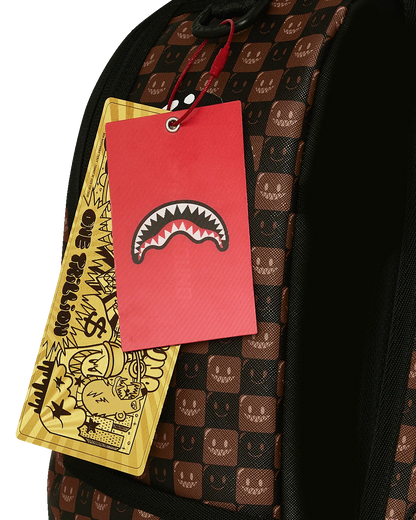 Sprayground Sharks in Paris Grin & Grind Backpack TAGS