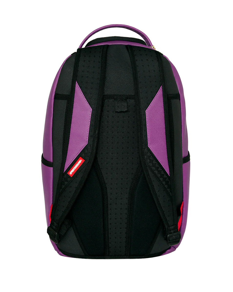 Sprayground Shark Central Bubble Shark Purple Backpack BACK