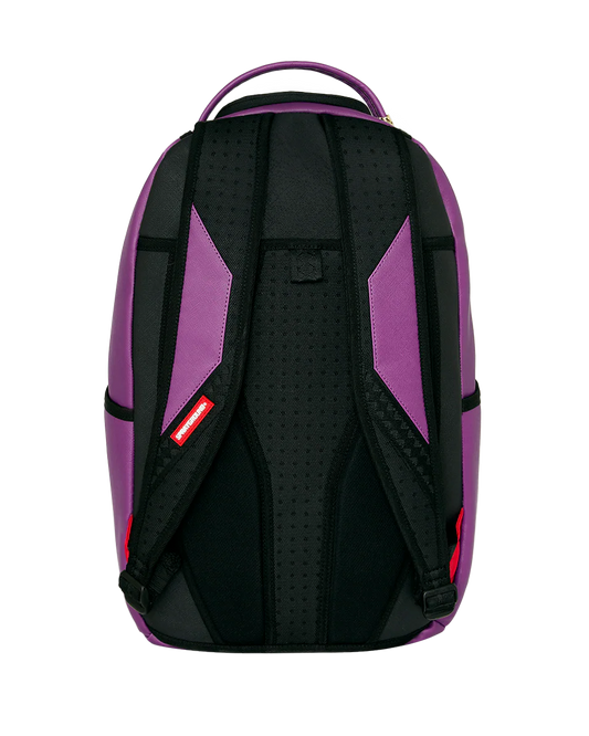 Sprayground Shark Central Bubble Shark Purple Backpack BACK