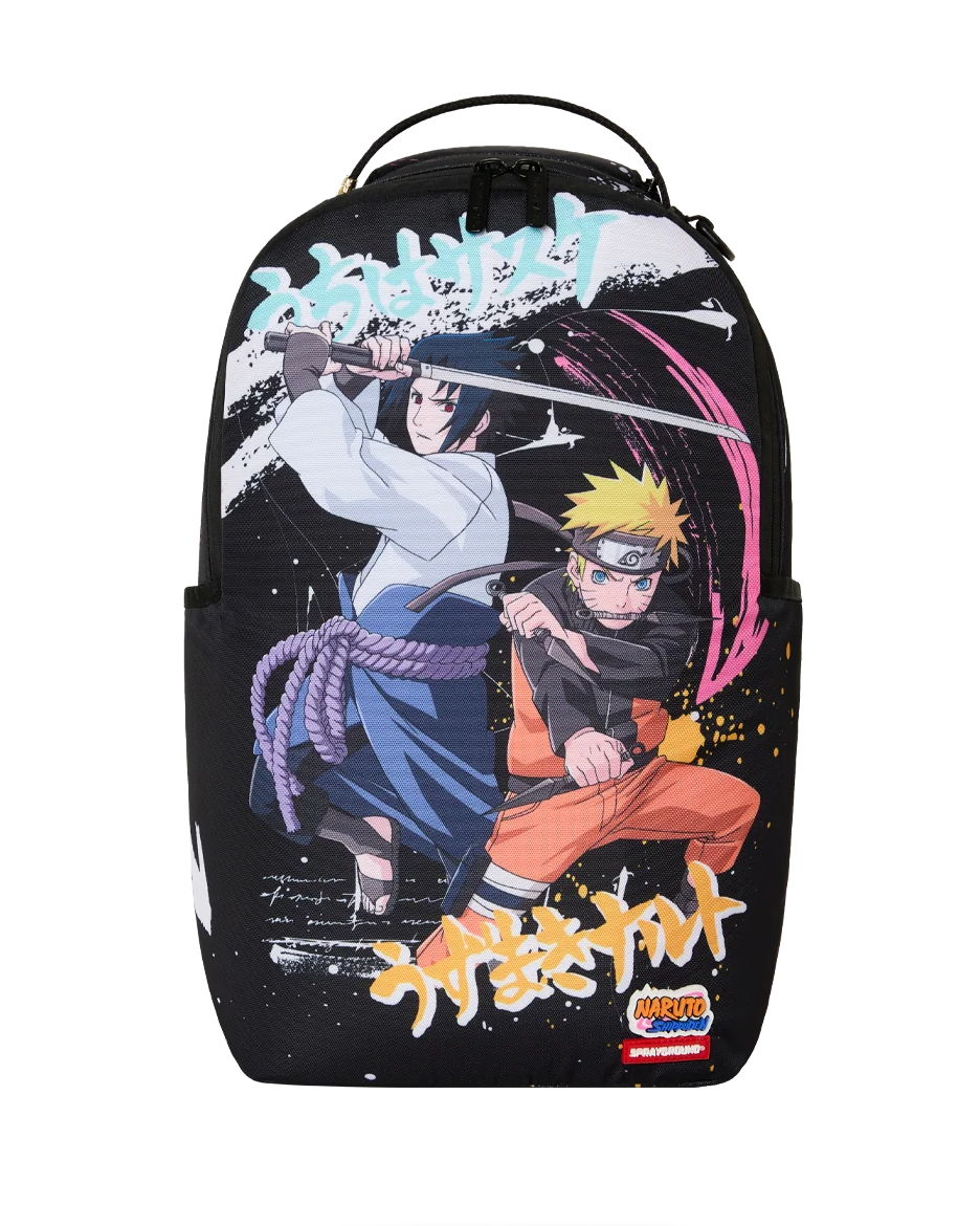 Sprayground Naruto Back to Back Attack Backpack FRONT