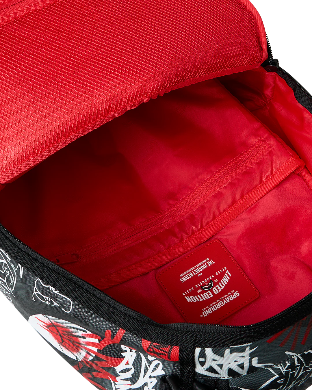 Sprayground Branded Bandit Backpack inside