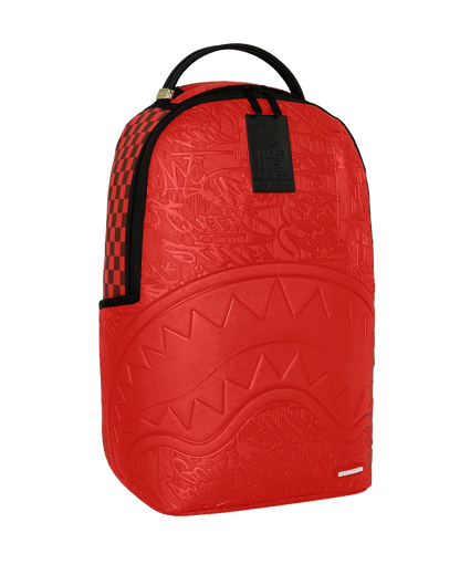 Sprayground James First Class Red Backpack SIDE