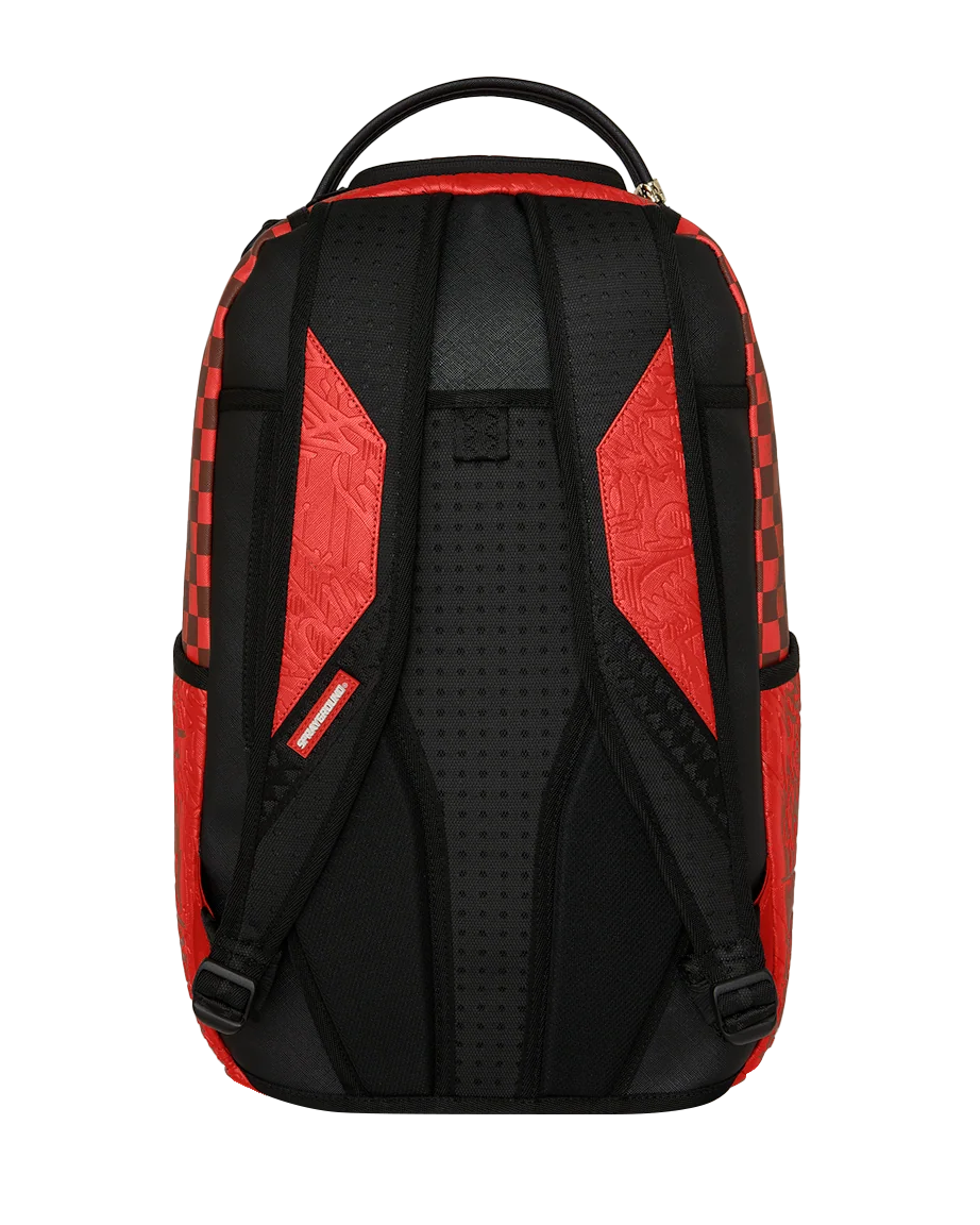 Sprayground James First Class Red Backpack BACK