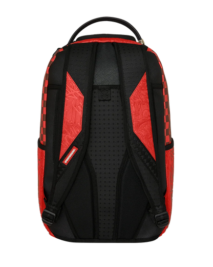 Sprayground James First Class Red Backpack BACK