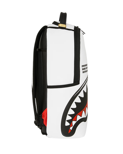 Sprayground Shark Central Bubble Shark White Backpack SIDE