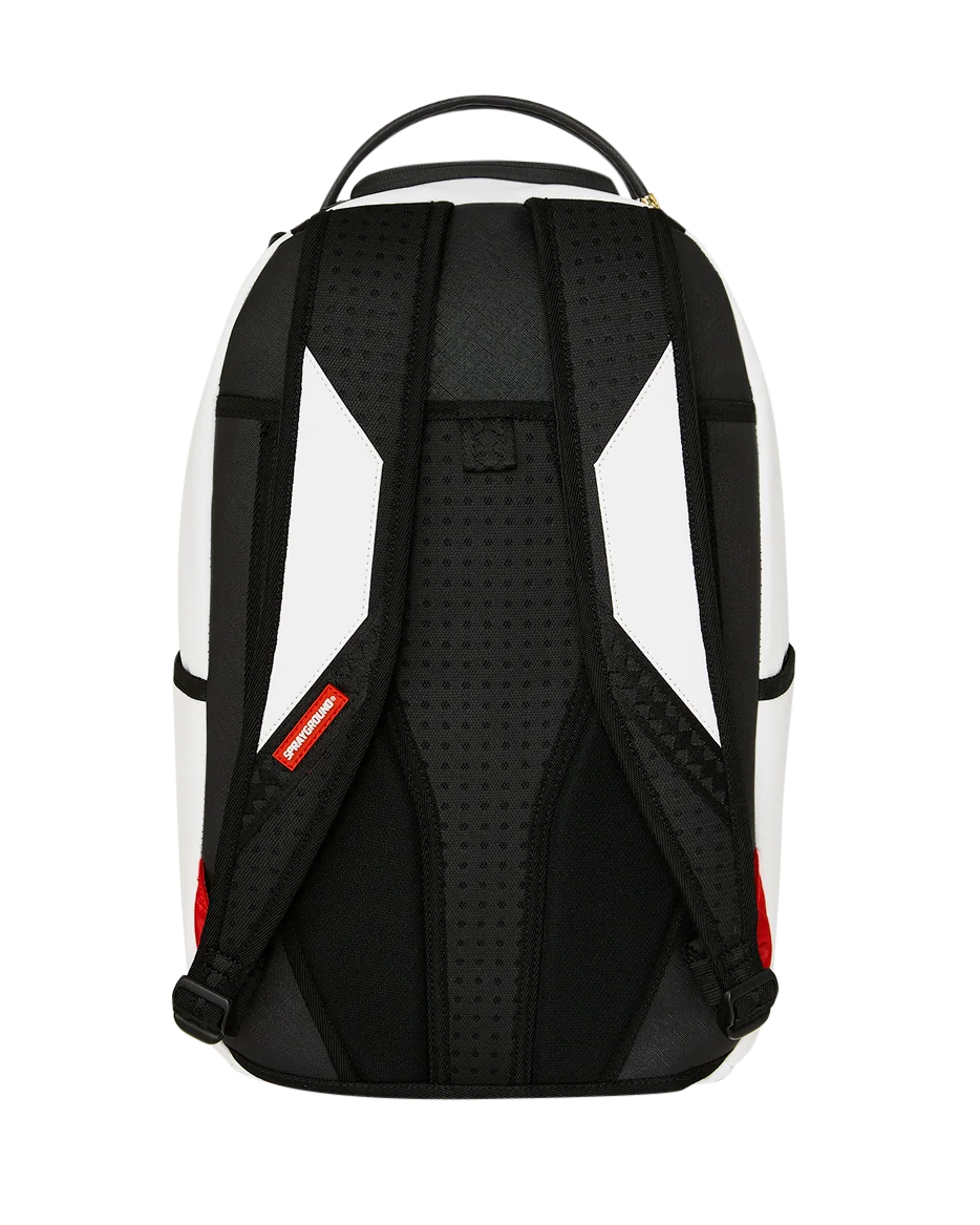 Sprayground Shark Central Bubble Shark White Backpack BACK