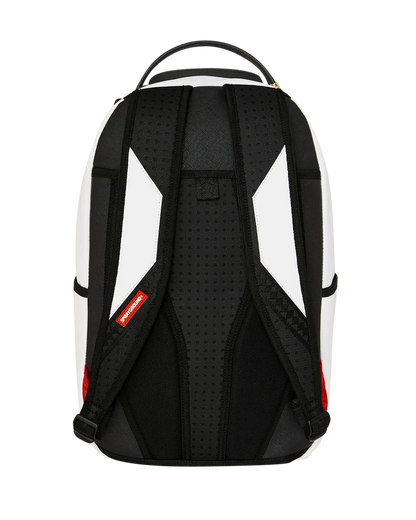 Sprayground Shark Central Bubble Shark White Backpack BACK