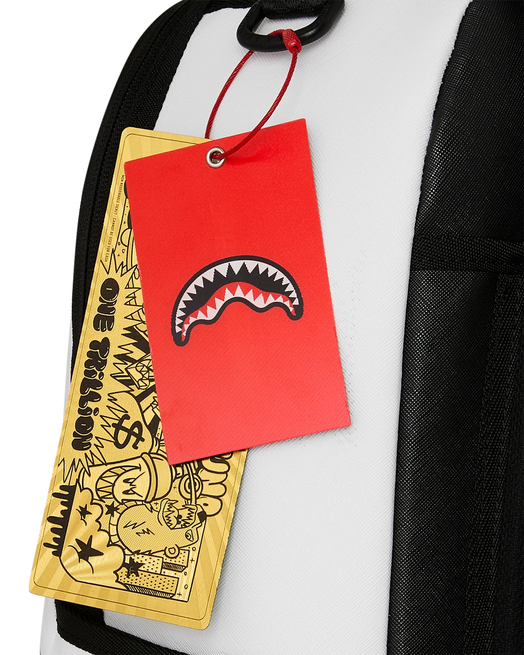 Sprayground Shark Central Bubble Shark White Backpack TAGS