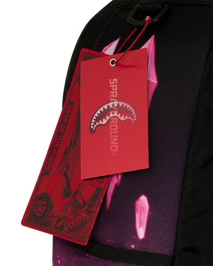 Sprayground x Rick and Morty – Kalaxian Crystal Shark Backpack tag