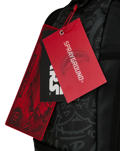 Sprayground x Star Wars Vader Graff Stack Backpack tag