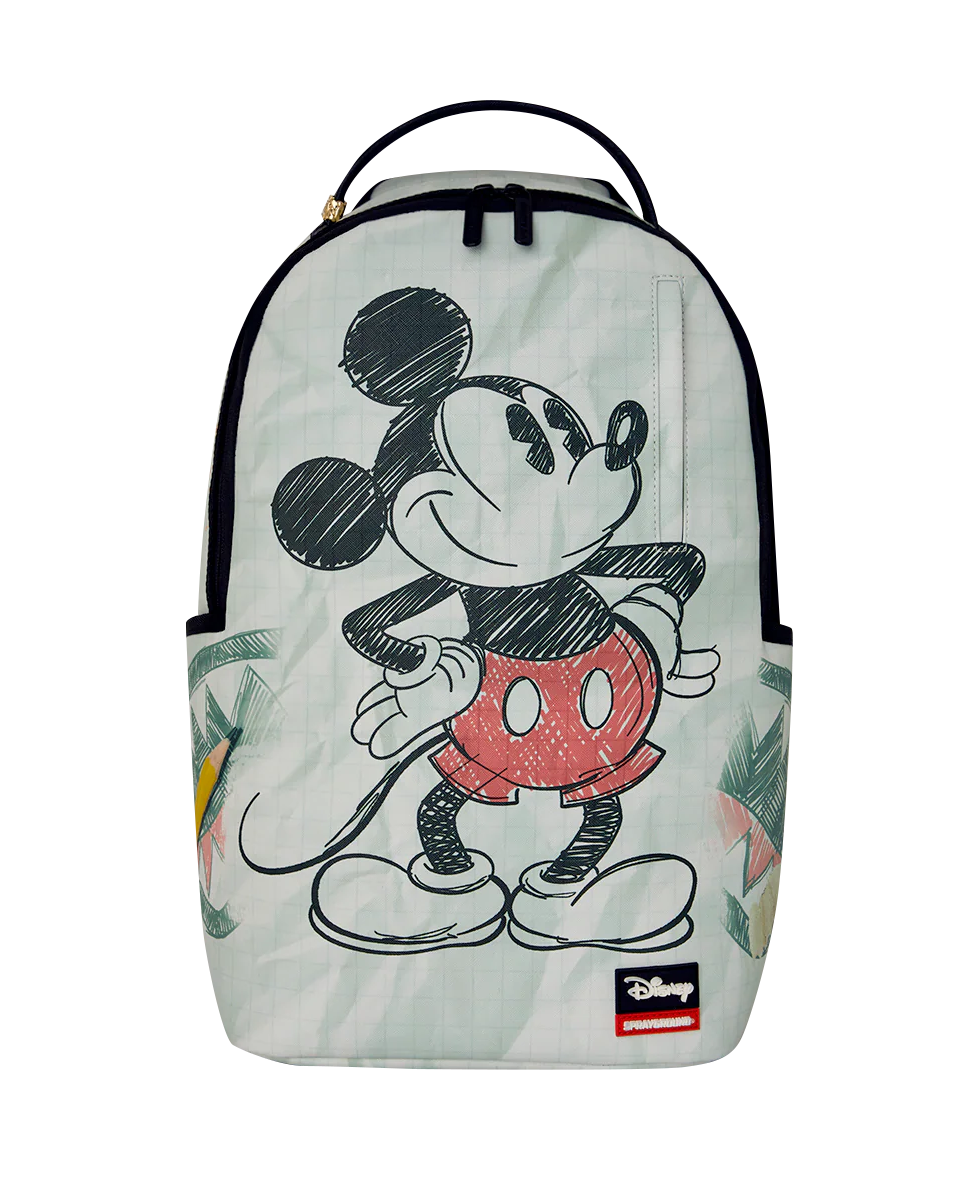Sprayground x Disney Mickey Sketch Backpack front
