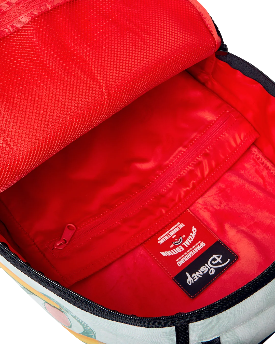 Sprayground x Disney Mickey Sketch Backpack inside