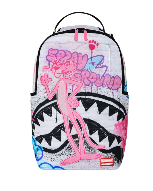 Sprayground Pink Panther Heist Mural Backpack FRONT