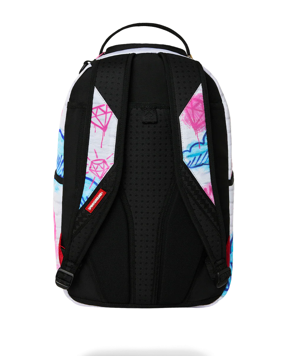 Sprayground Pink Panther Heist Mural Backpack back