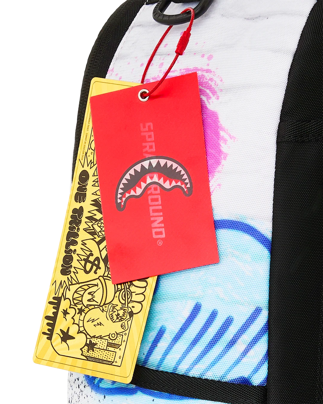 Sprayground Pink Panther Heist Mural Backpack tag