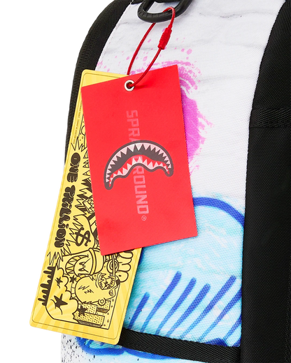 Sprayground Pink Panther Heist Mural Backpack tag