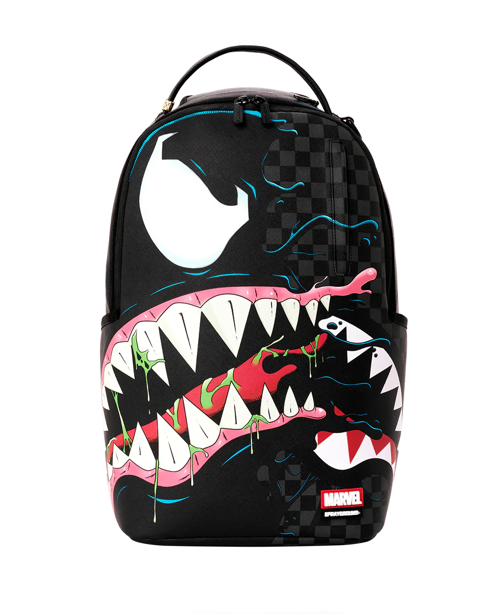 Sprayground x Marvel Venom Shark Clash Backpack FRONT