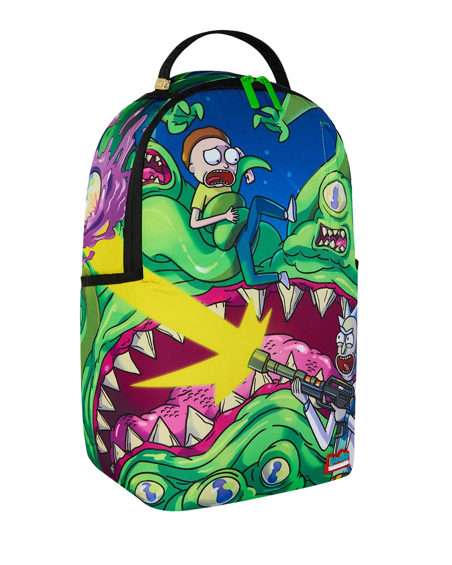 Sprayground x Rick and Morty Mutant Hunters Backpack side