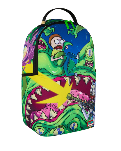 Sprayground x Rick and Morty Mutant Hunters Backpack side