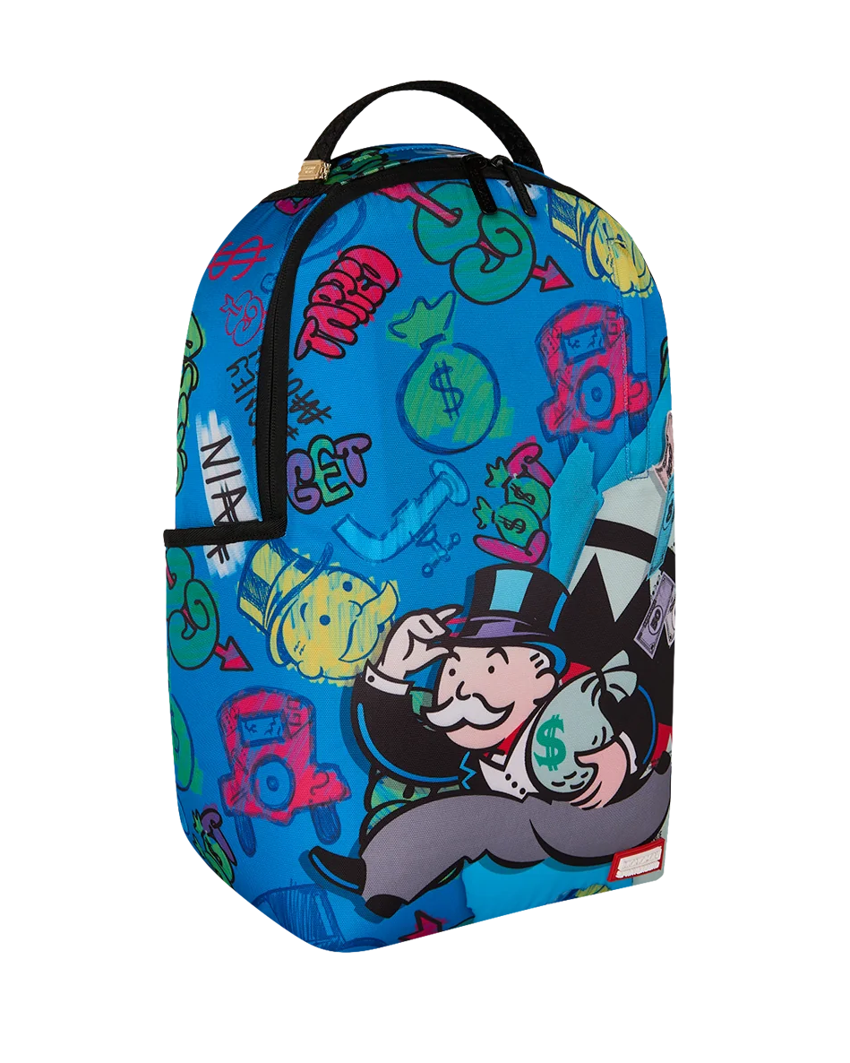 Sprayground x Monopoly Grab & Go Go Go Backpack side