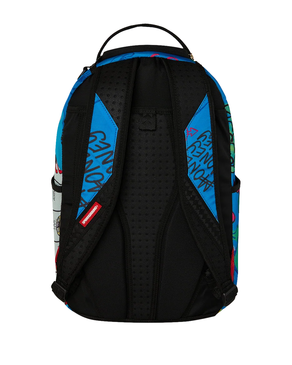 Sprayground x Monopoly Grab & Go Go Go Backpack back