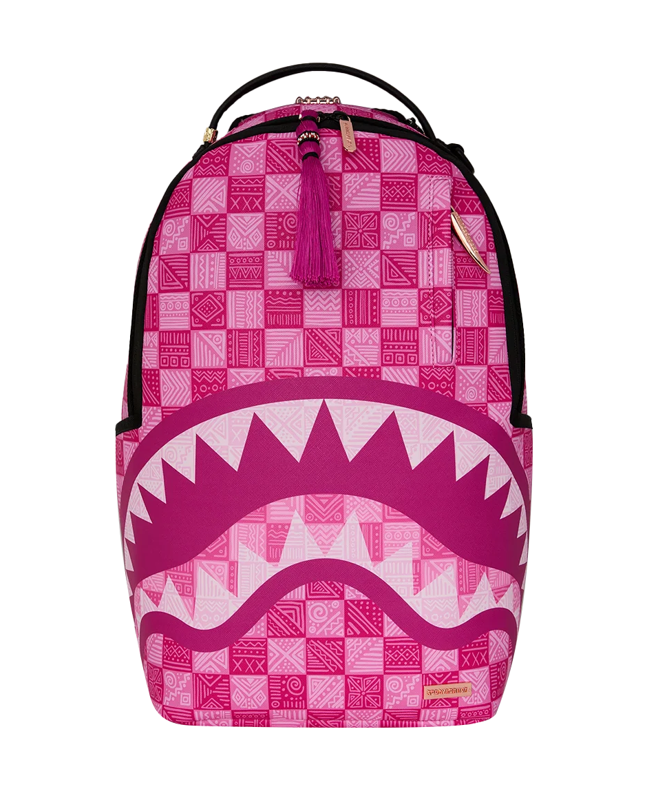 Sprayground A.I. African Intelligence The Sunset Reset Backpack – Sandflower Collab FRONT