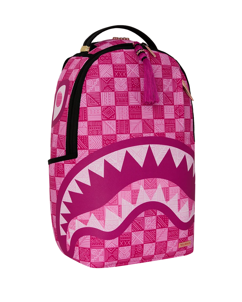 Sprayground A.I. African Intelligence The Sunset Reset Backpack – Sandflower Collab side