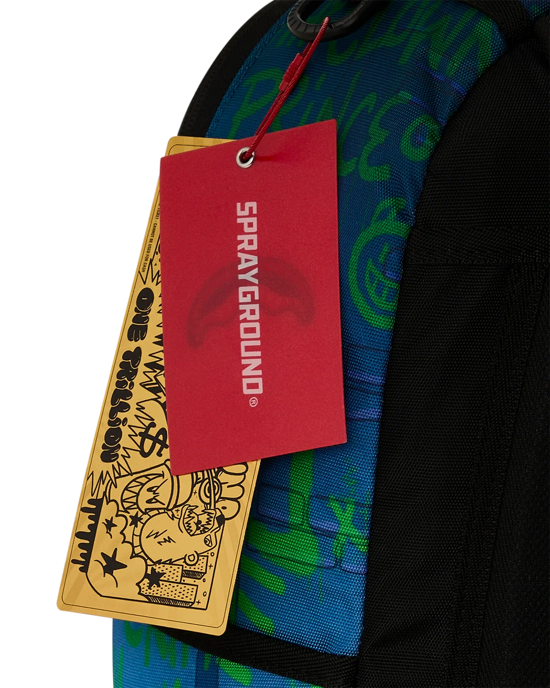 Sprayground DC Joker No Rules Backpack tag