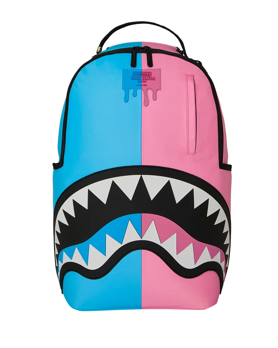 Sprayground Candy Clash Shark Central Backpack front