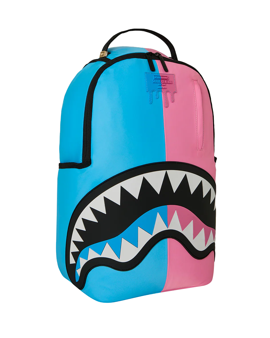 Sprayground Candy Clash Shark Central Backpack side